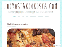 Tablet Screenshot of jookostakookosta.com